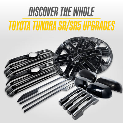Trim Illusion WSK736-18BLK gloss black wheel skin set for 2022-2026 Toyota Tundra - image 8