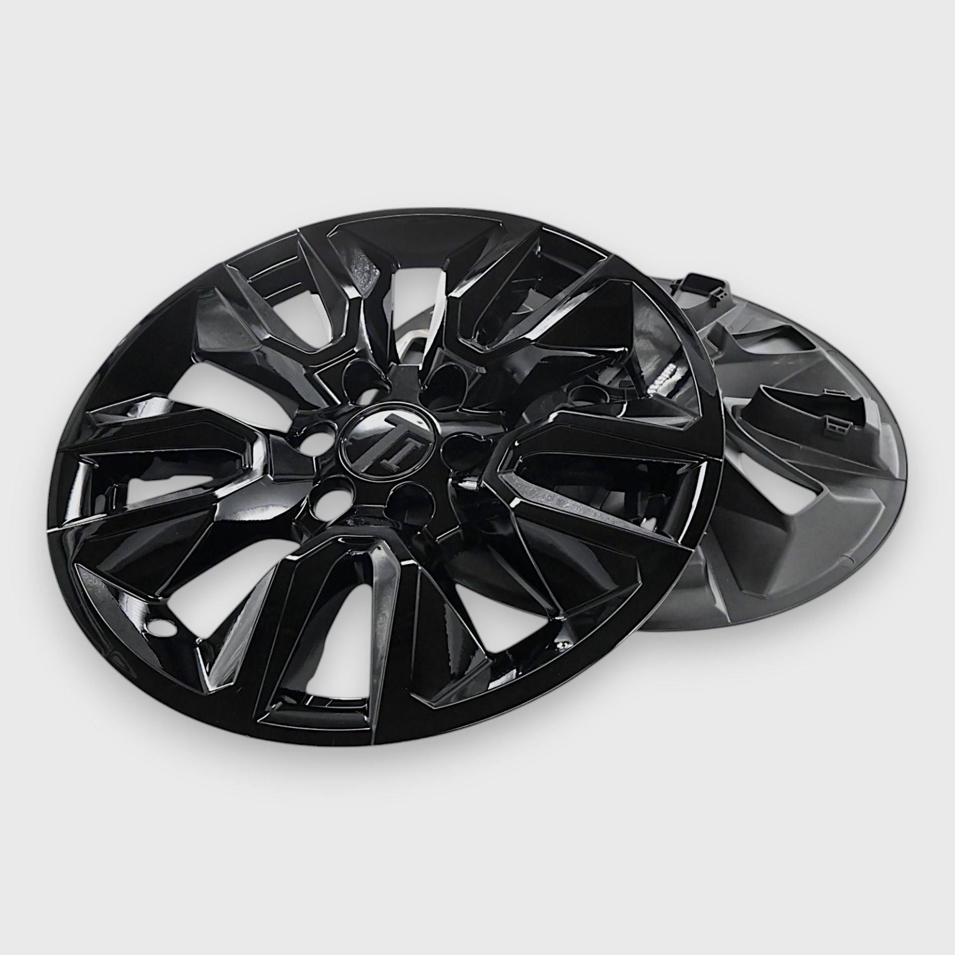 WSK737-20BLK 19-25 Chevrolet Silverado 1500, 22-24 Chevrolet Suburban/Tahoe 8 PCS Gloss Black Snap-on Wheel Skin Set