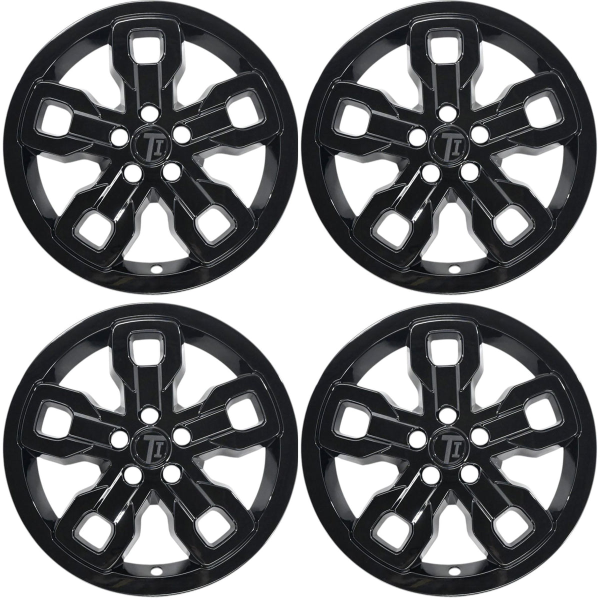 Trim Illusion WSK740-17BLK gloss black wheel skin set for 2021-2024 Ford Bronco Sport - image 12