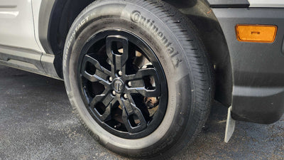 Trim Illusion WSK740-17BLK gloss black wheel skin set for 2021-2024 Ford Bronco Sport - image 5