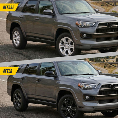 Trim Illusion WSK741-17BLK gloss black wheel skin set for 2014-2024 Toyota 4Runner - image 11