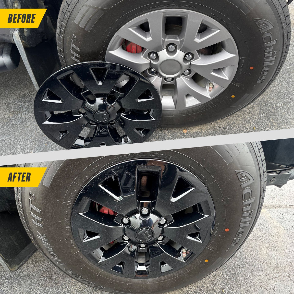 Trim Illusion WSK756-16BLK gloss black wheel skin set for 2016-2023 Toyota Tacoma - image 11