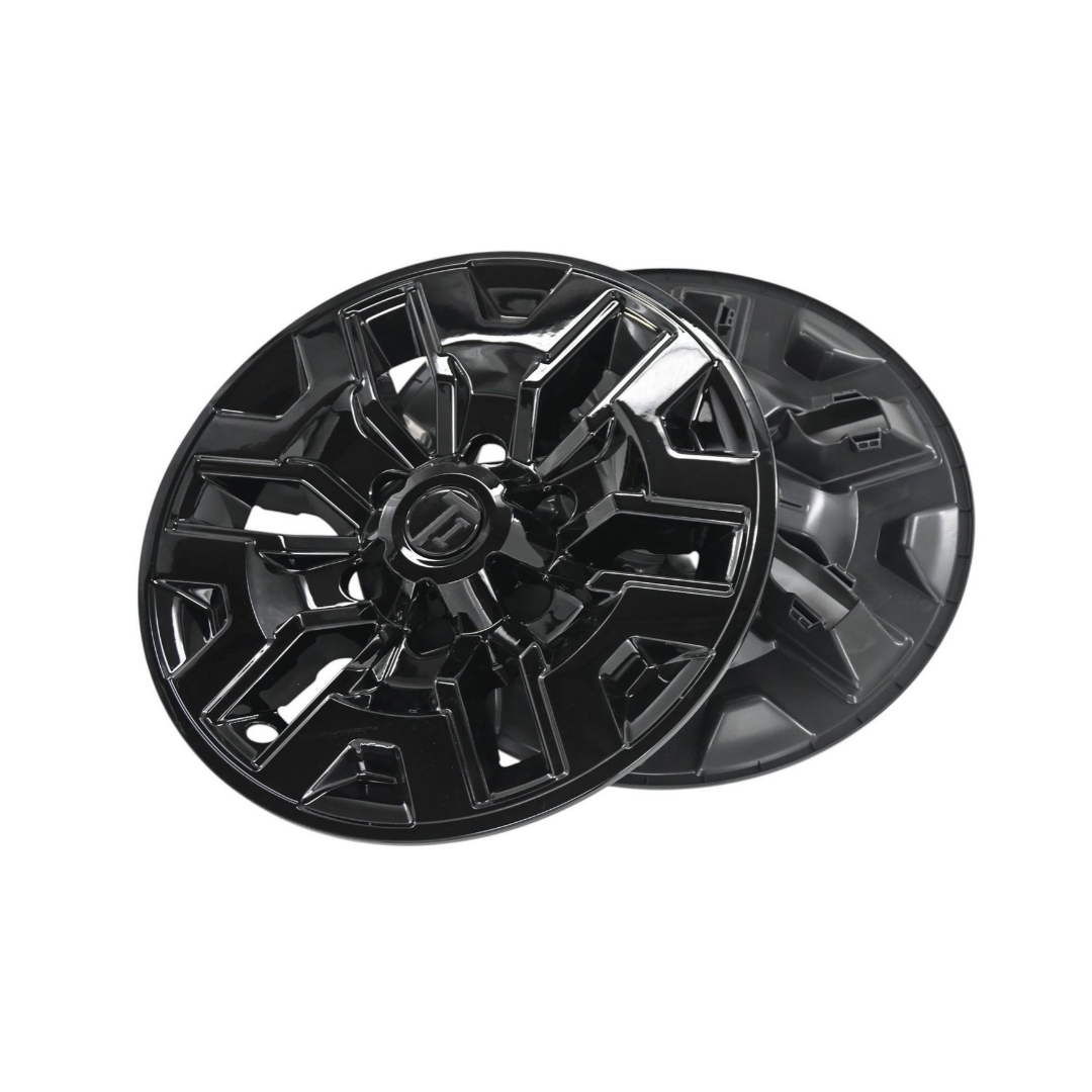 2016-23 Toyota Tacoma 8 PCS Gloss Black Snap-on Wheel Skin Set