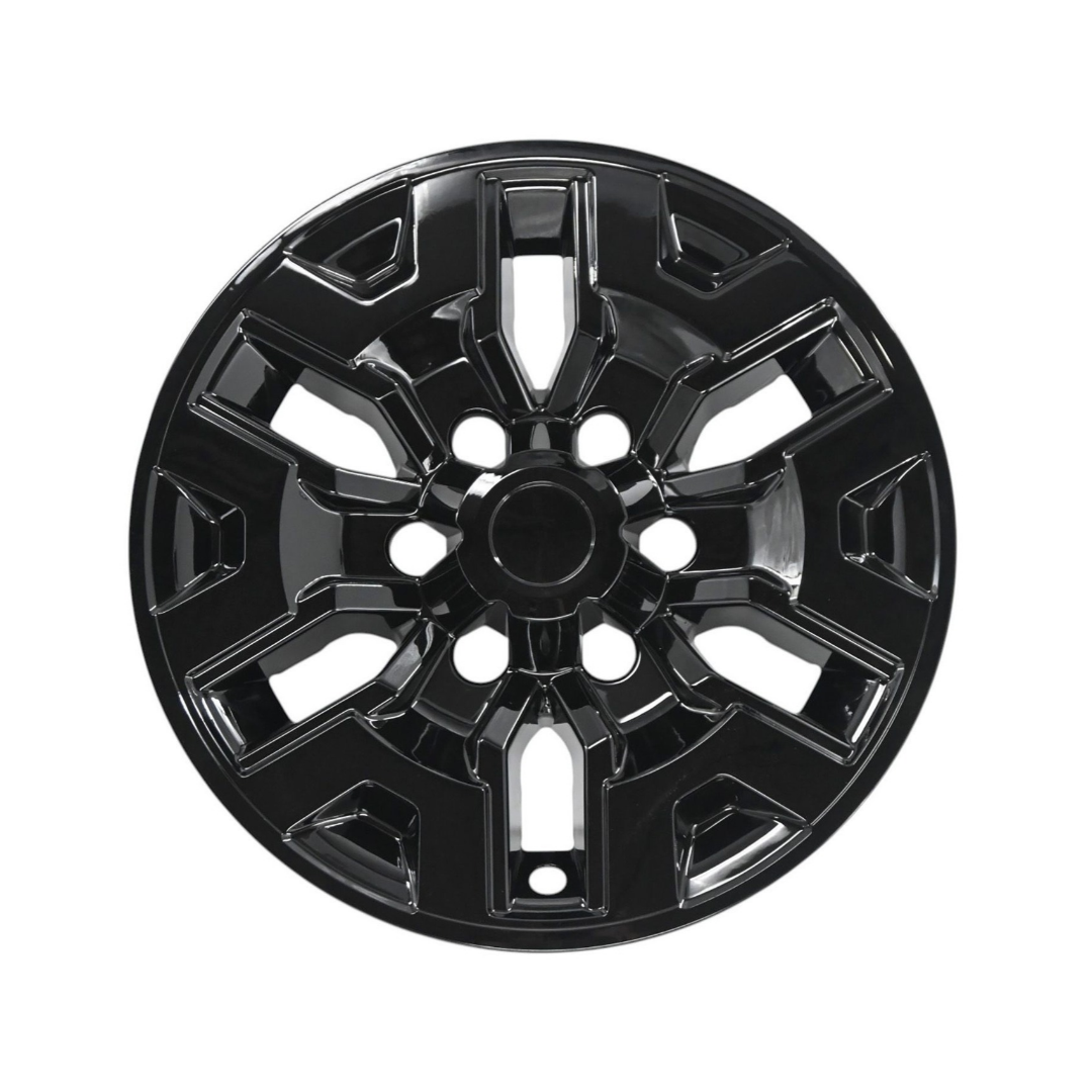 2016-23 Toyota Tacoma 8 PCS Gloss Black Snap-on Wheel Skin Set