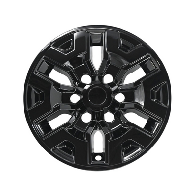 2016-23 Toyota Tacoma 8 PCS Gloss Black Snap-on Wheel Skin Set