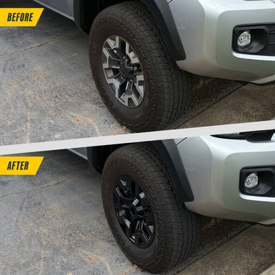 Trim Illusion WSK761-16BLK gloss black wheel skin set for 2016-2023 Toyota Tacoma - image 11