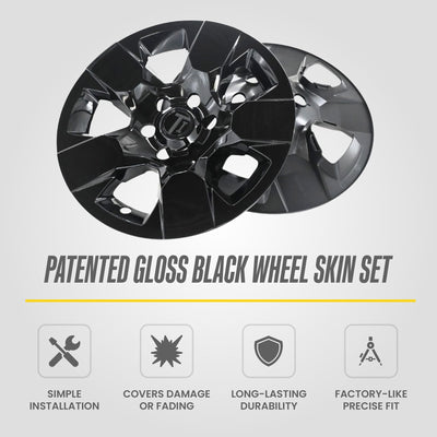 Trim Illusion WSK762-18BLK gloss black wheel skin set for 2019-2026 Ram 1500 - image 10