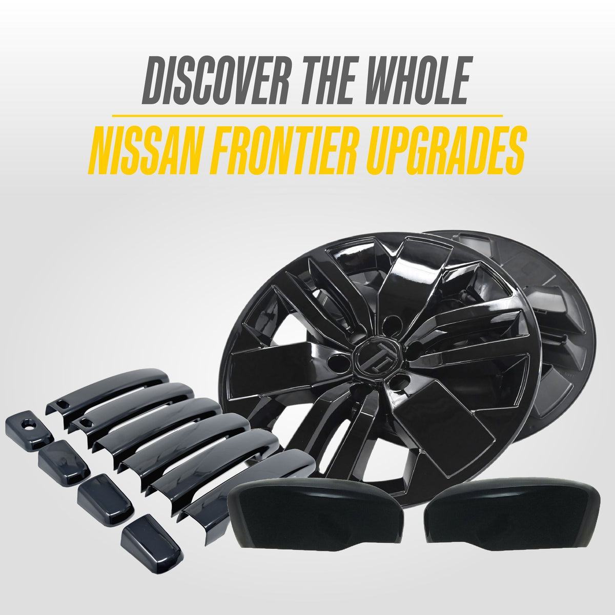 Trim Illusion WSK816-17BLK gloss black wheel skin set for 2025-2026 Nissan Frontier - image 7