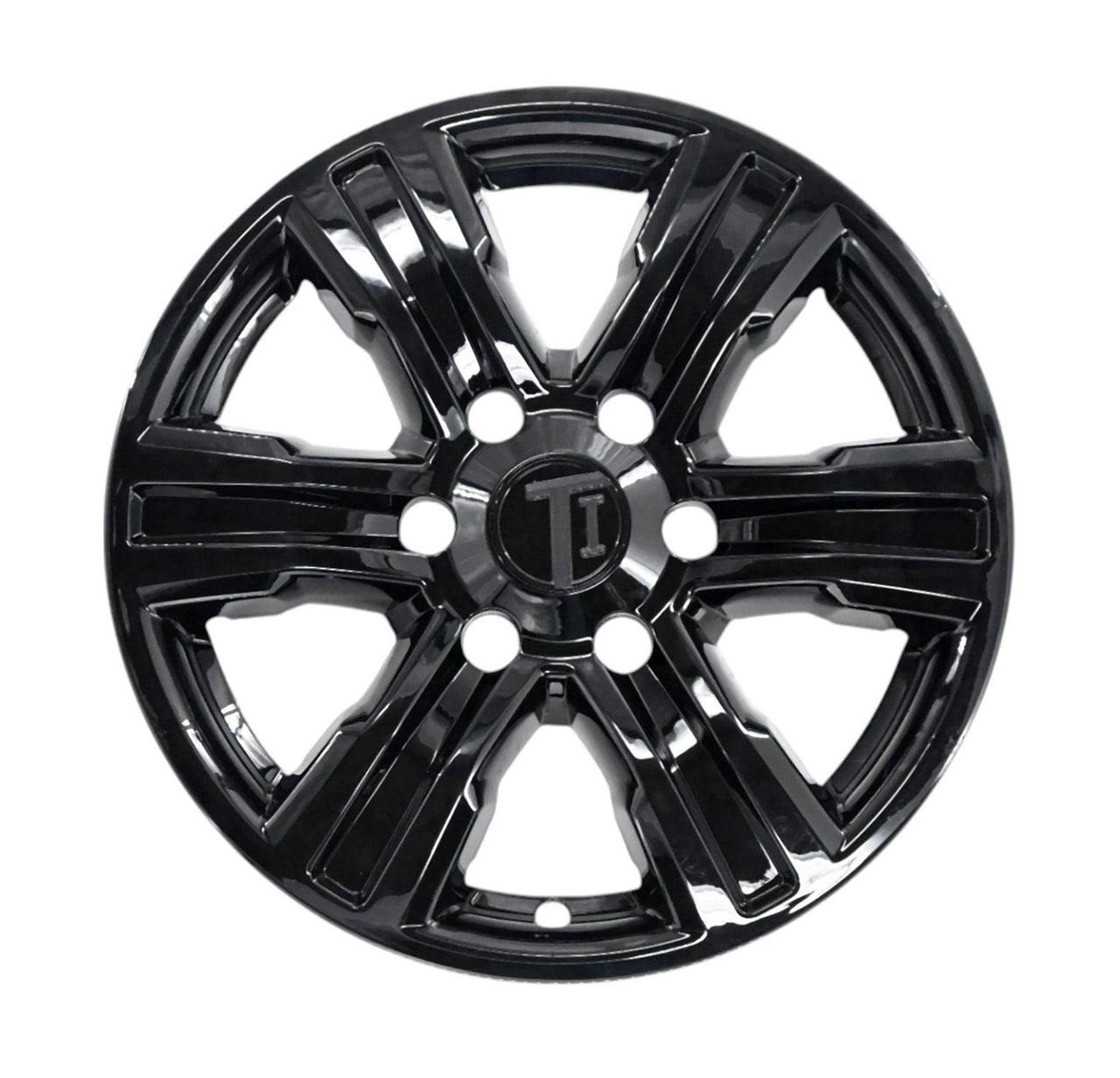 WSK832-17BLK 19-23 Ford Ranger 8 PCS Gloss Black Snap-on Wheel Skin Set