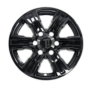 WSK832-17BLK 19-23 Ford Ranger 8 PCS Gloss Black Snap-on Wheel Skin Set