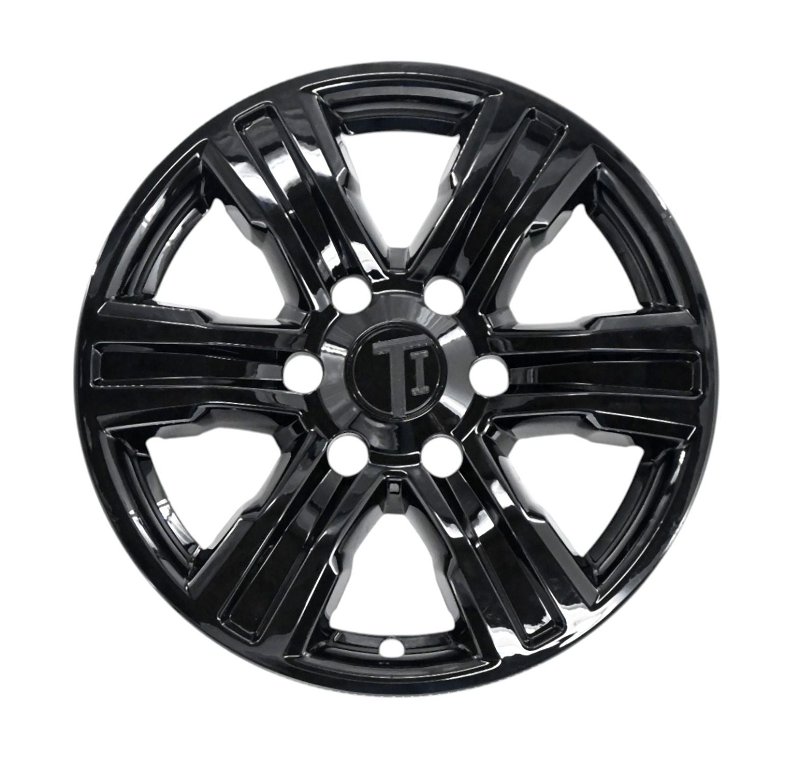WSK832-17BLK 19-23 Ford Ranger 8 PCS Gloss Black Snap-on Wheel Skin Set