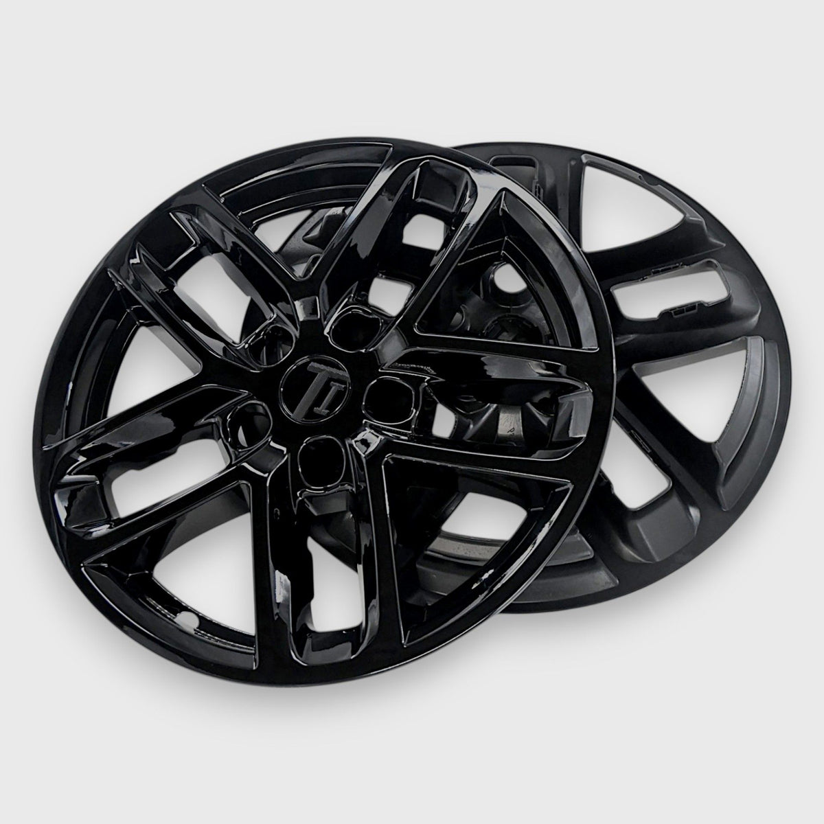 Trim Illusion WSK845-18BLK gloss black wheel skin set for 2022-2026 Jeep Grand Cherokee L and Grand Cherokee - image 1