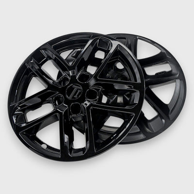 Trim Illusion WSK845-18BLK gloss black wheel skin set for 2022-2026 Jeep Grand Cherokee L and Grand Cherokee - image 1