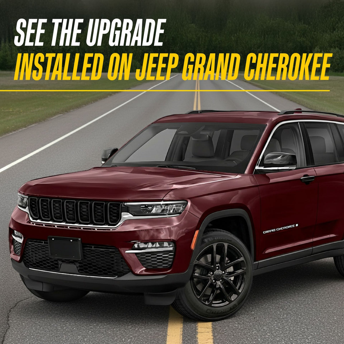 Trim Illusion WSK845-18BLK gloss black wheel skin set for 2022-2026 Jeep Grand Cherokee L and Grand Cherokee - image 12