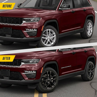 Trim Illusion WSK845-18BLK gloss black wheel skin set for 2022-2026 Jeep Grand Cherokee L and Grand Cherokee - image 11