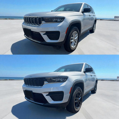 Trim Illusion WSK845-18BLK gloss black wheel skin set for 2022-2026 Jeep Grand Cherokee L and Grand Cherokee - image 5