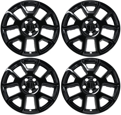 Trim Illusion WSK875-17BLK gloss black wheel skin set for 2019-2024 Jeep Renegade - image 2