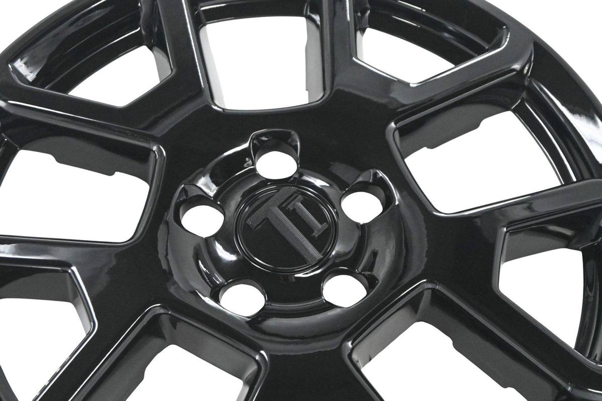 Trim Illusion WSK875-17BLK gloss black wheel skin set for 2019-2024 Jeep Renegade - image 3