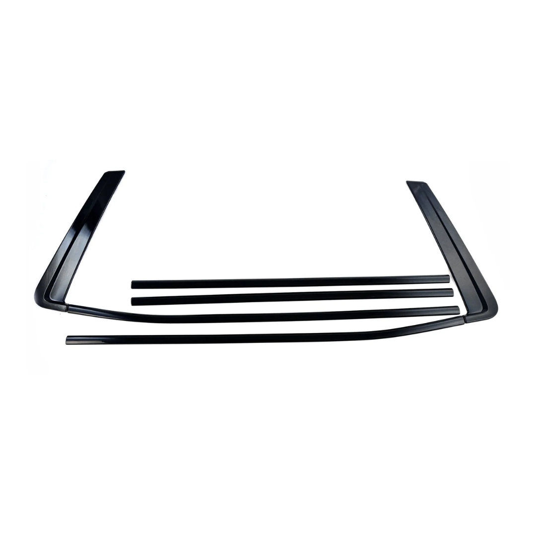 2021-2024 Chevrolet Tahoe 6 PCS Gloss Black Tape-on Window Trim Set