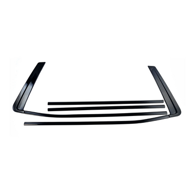 2021-2024 Chevrolet Tahoe 6 PCS Gloss Black Tape-on Window Trim Set