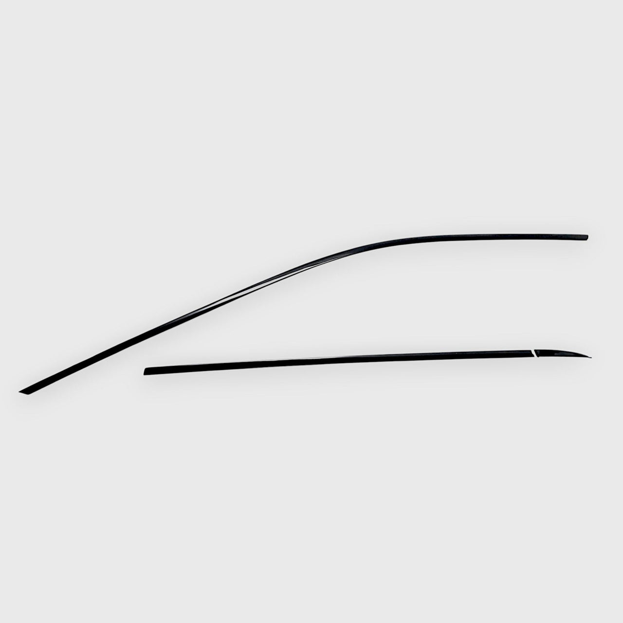 WT6008BLK 19-25 Toyota RAV4 6 PCS Gloss Black Tape-on Window Trim Set