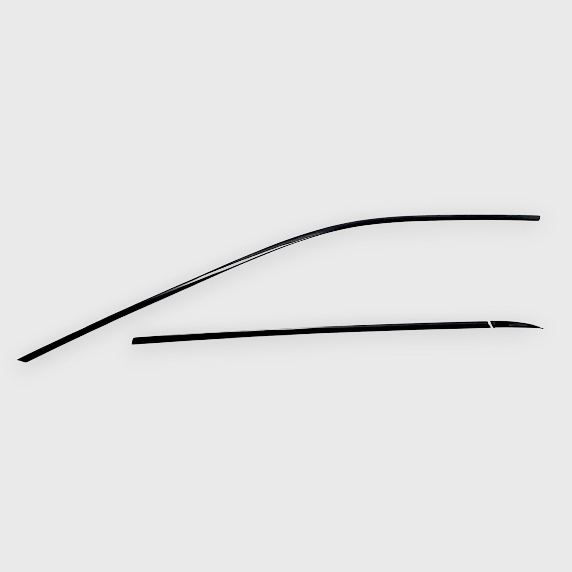 WT6008BLK 19-25 Toyota RAV4 6 PCS Gloss Black Tape-on Window Trim Set