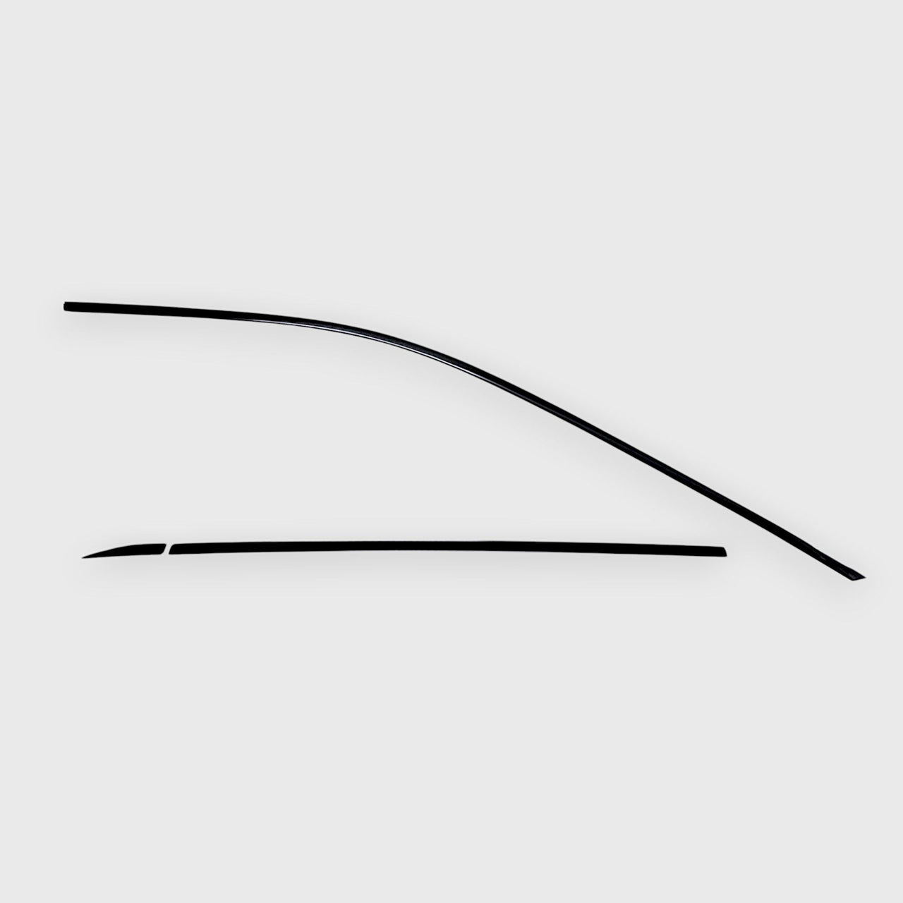2019-25 Toyota RAV4 6 PCS Gloss Black Tape-on Window Trim Set