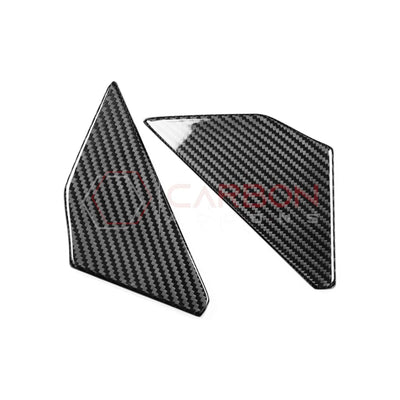 Real Carbon Fiber Rear Door Window Triangle Trim Covers For 2021–2025 Ford Bronco