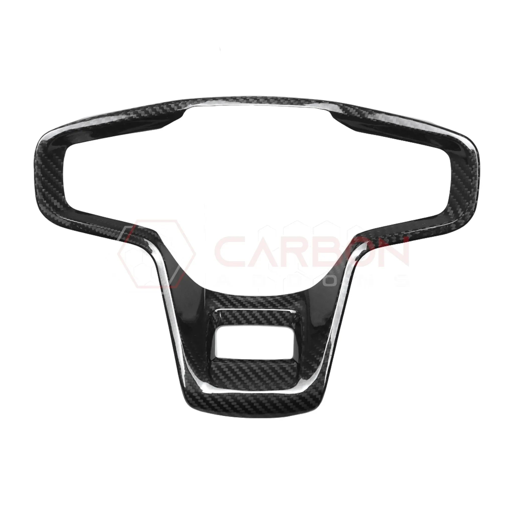 Real Carbon Fiber Steering Wheel Button Trim Cover For 2021+ Bronco