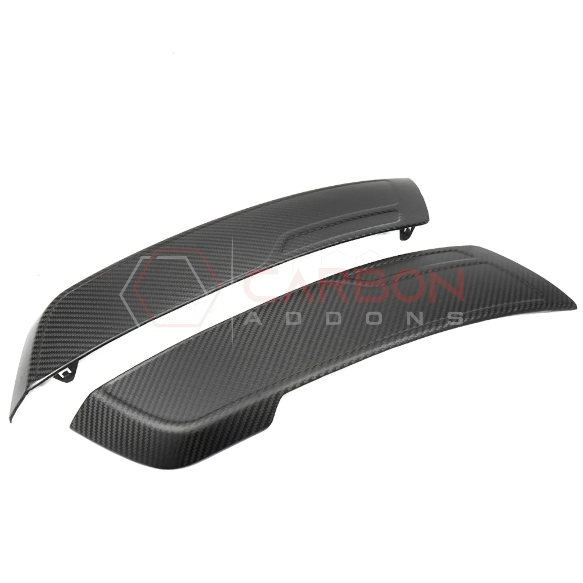 Real Carbon Fiber Rear Wheel Fender Flare Trim Insert For 2021–2024 Ford Bronco Raptor