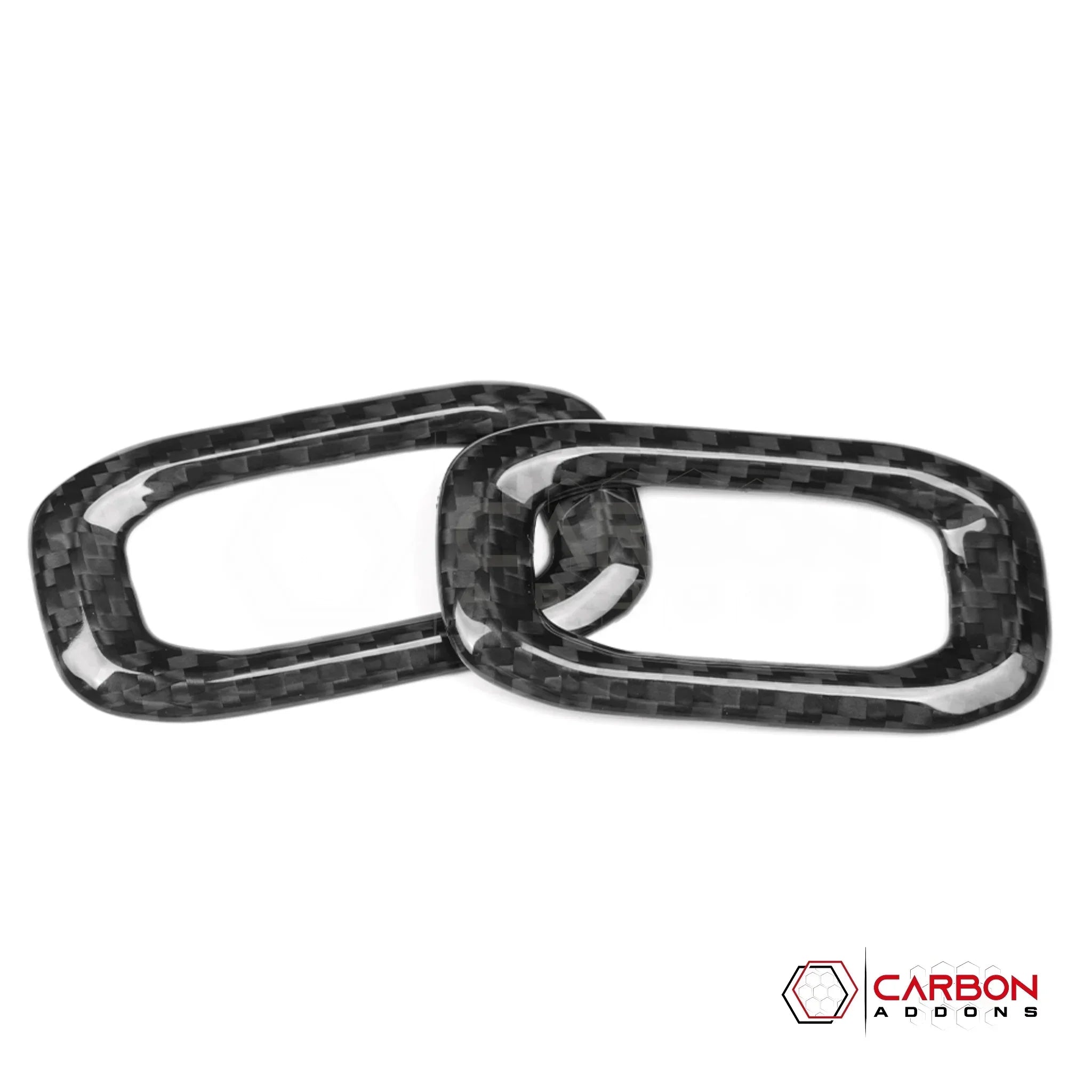 2018+ Jeep Wrangler JL & 2020+ Gladiator JT Carbon Fiber Door Lock Switch Trim Covers