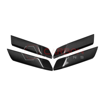 Real Carbon Fiber Interior Lower Door Handle Trim Covers For 2021+ Bronco