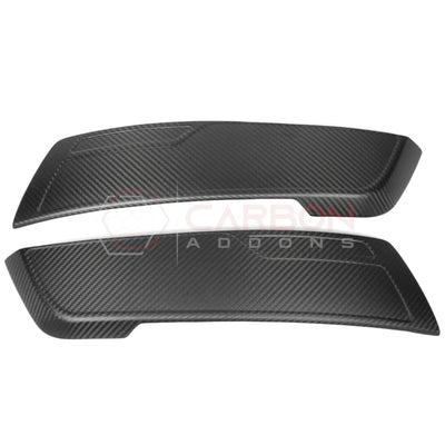 Real Carbon Fiber Rear Wheel Fender Flare Trim Insert For 2021–2024 Ford Bronco Raptor