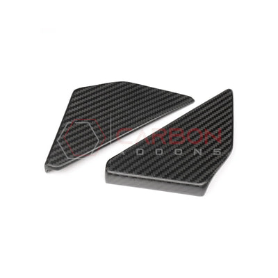 Real Carbon Fiber Rear Door Window Triangle Trim Covers For 2021–2025 Ford Bronco