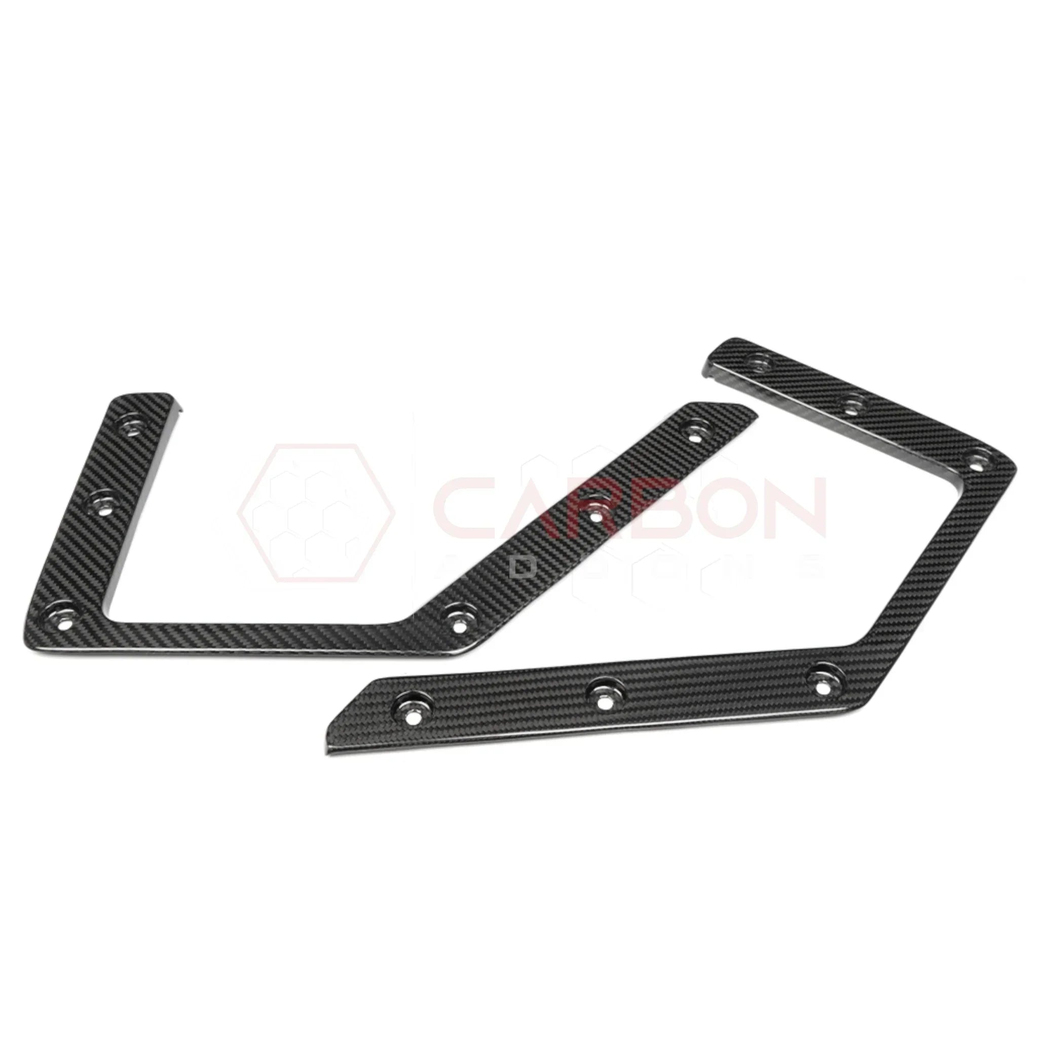 Real Carbon Fiber Front Door Storage Pocket Net  Frame For 2021–2025 Ford Bronco | Direct Replacement