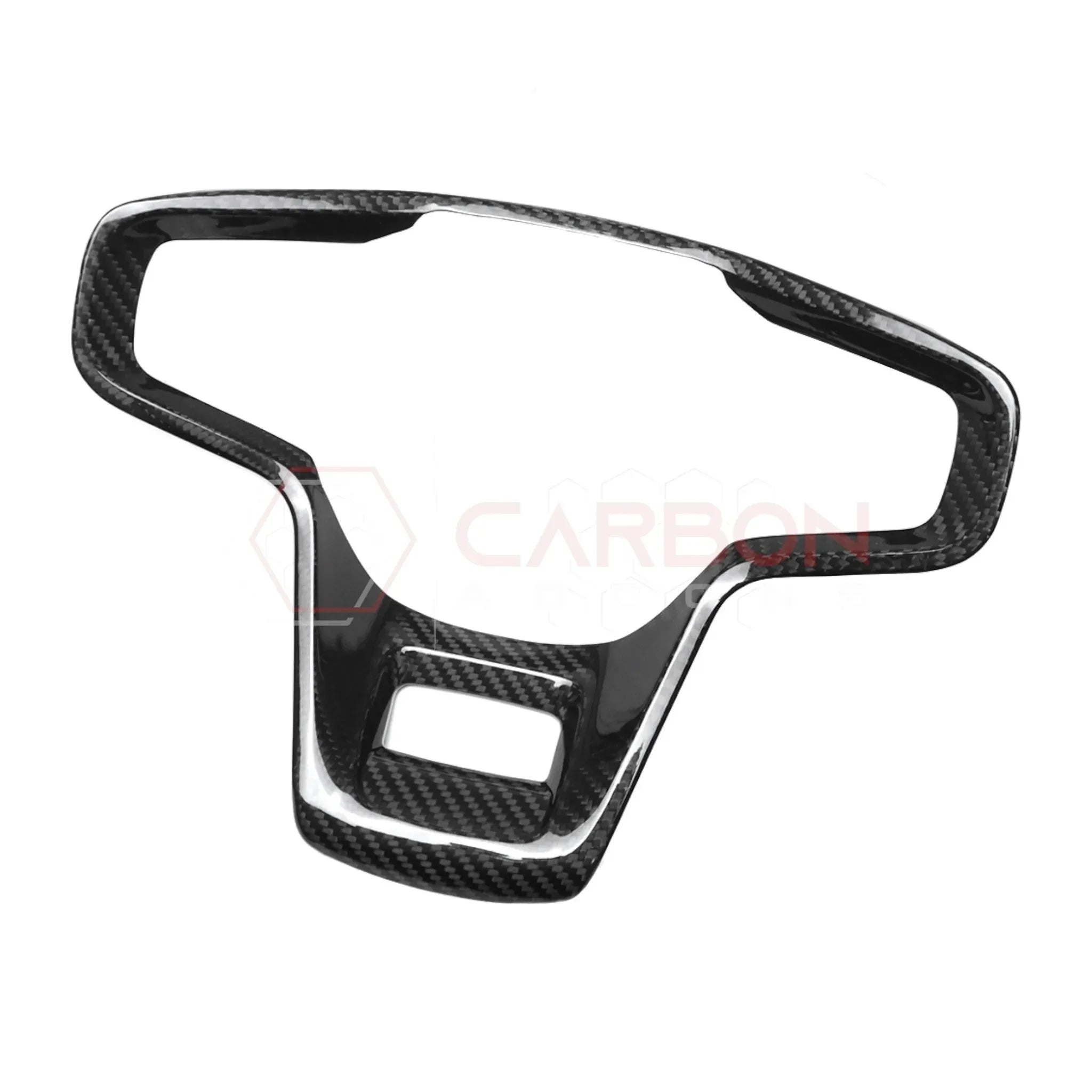 Real Carbon Fiber Steering Wheel Button Trim Cover For 2021+ Bronco