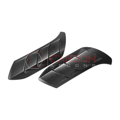 Real Carbon Fiber Fender Vent Trim Covers For 2021+ Bronco Raptor