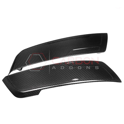 Real Carbon Fiber Rear Wheel Fender Flare Trim Insert For 2021–2024 Ford Bronco Raptor