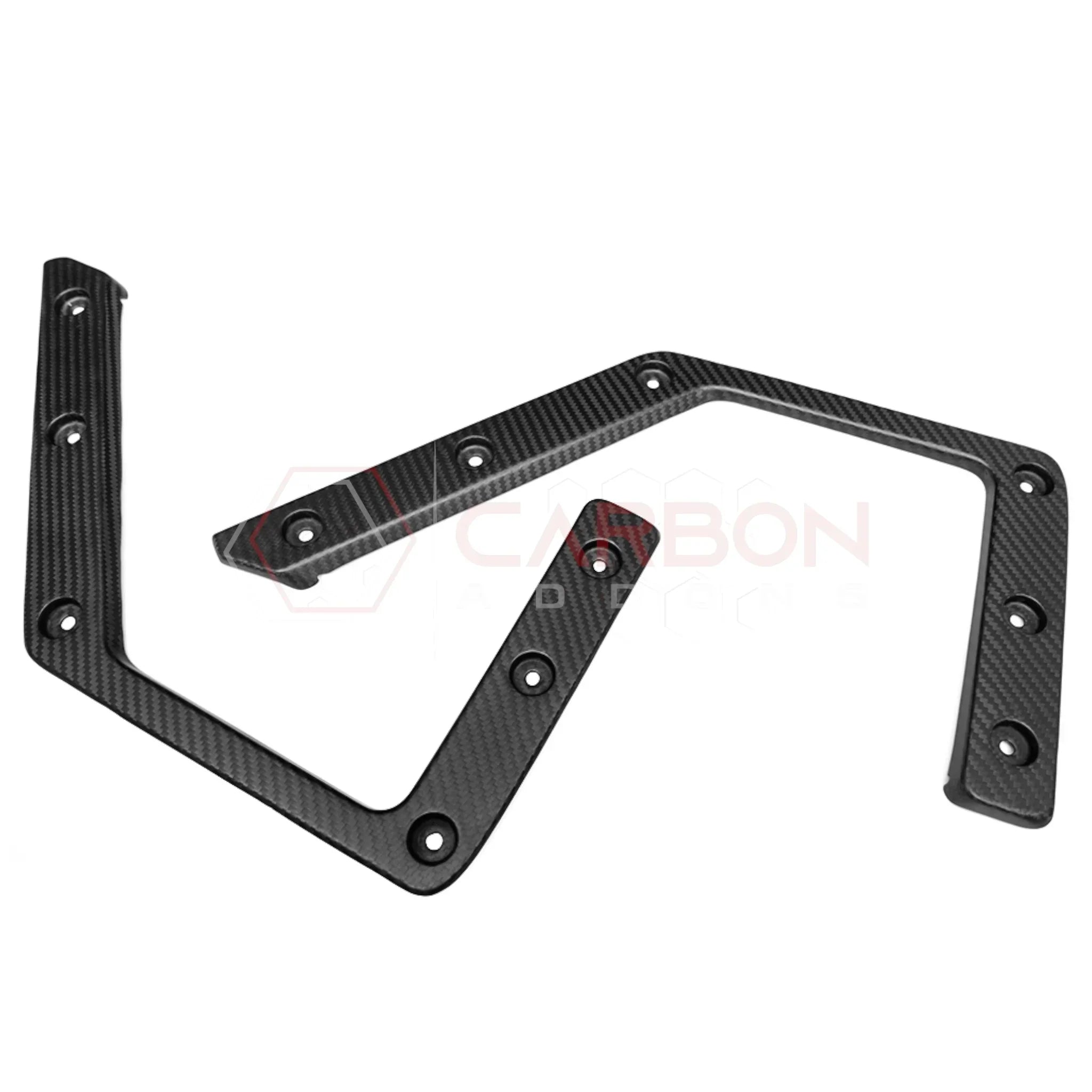 Real Carbon Fiber Front Door Storage Pocket Net  Frame For 2021–2025 Ford Bronco | Direct Replacement