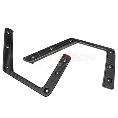 Real Carbon Fiber Front Door Storage Pocket Net  Frame For 2021–2025 Ford Bronco | Direct Replacement