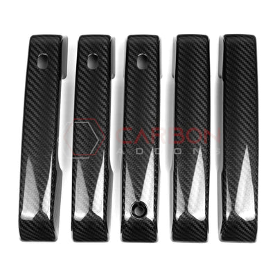 Real Carbon Fiber Exterior Door Handle Covers For 2021+ Ford Bronco