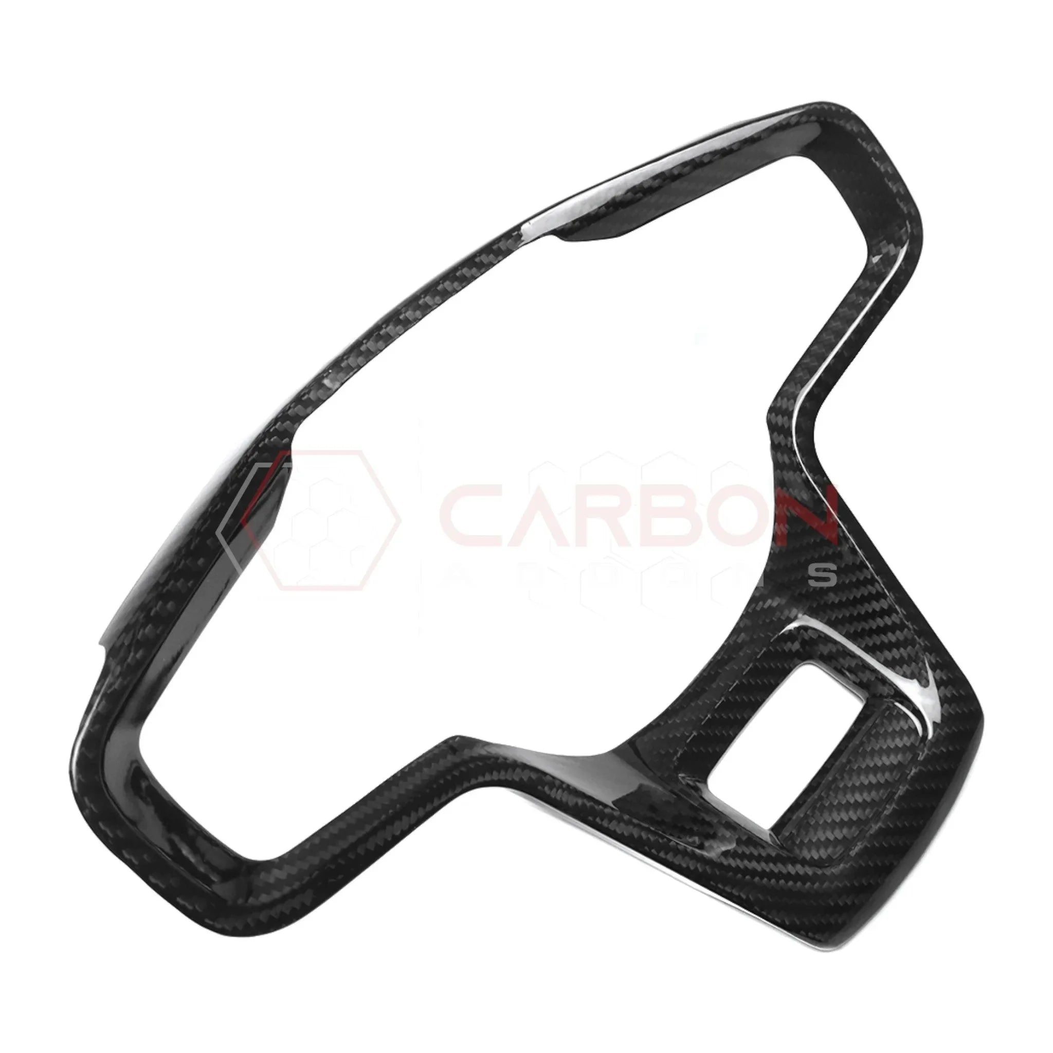 Real Carbon Fiber Steering Wheel Button Trim Cover For 2021+ Bronco