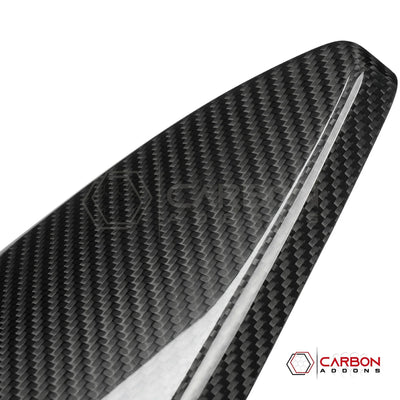 Real Carbon Fiber A-Pillar Speaker Trim Covers for 2021+ Ford F-150