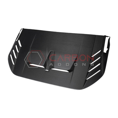 Real Carbon Fiber Hood Vent Trim Cover For 2021+ Bronco Raptor