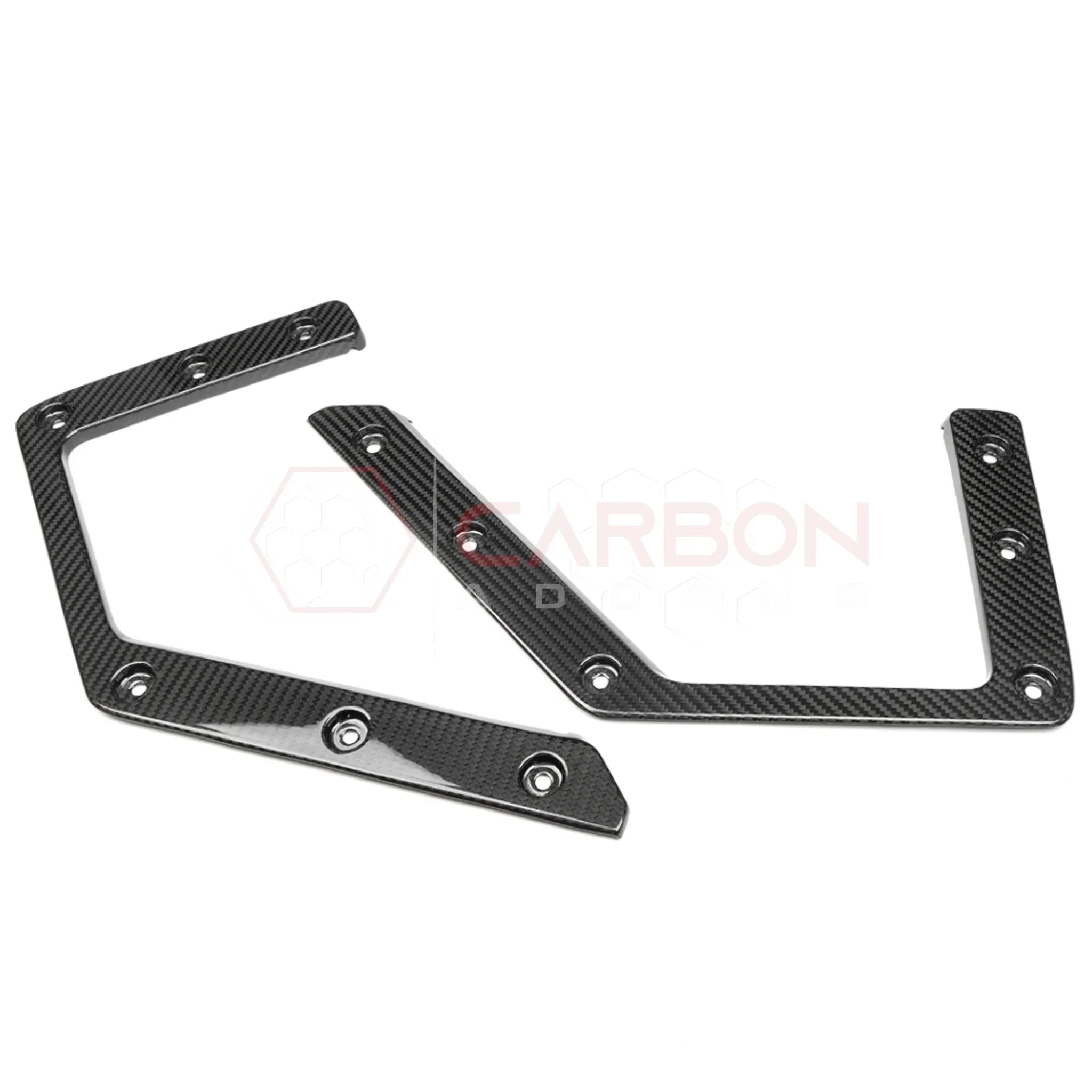 Real Carbon Fiber Front Door Storage Pocket Net  Frame For 2021–2025 Ford Bronco | Direct Replacement