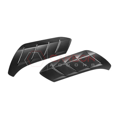 Real Carbon Fiber Fender Vent Trim Covers For 2021+ Bronco Raptor
