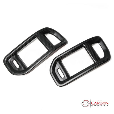 2019+ RAM 1500/TRX/RHO Dashboard Side AC Vent Trim Hard Carbon Fiber Cover