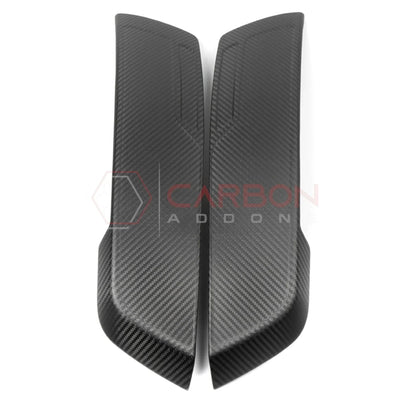 Real Carbon Fiber Rear Wheel Fender Flare Trim Insert For 2021–2024 Ford Bronco Raptor