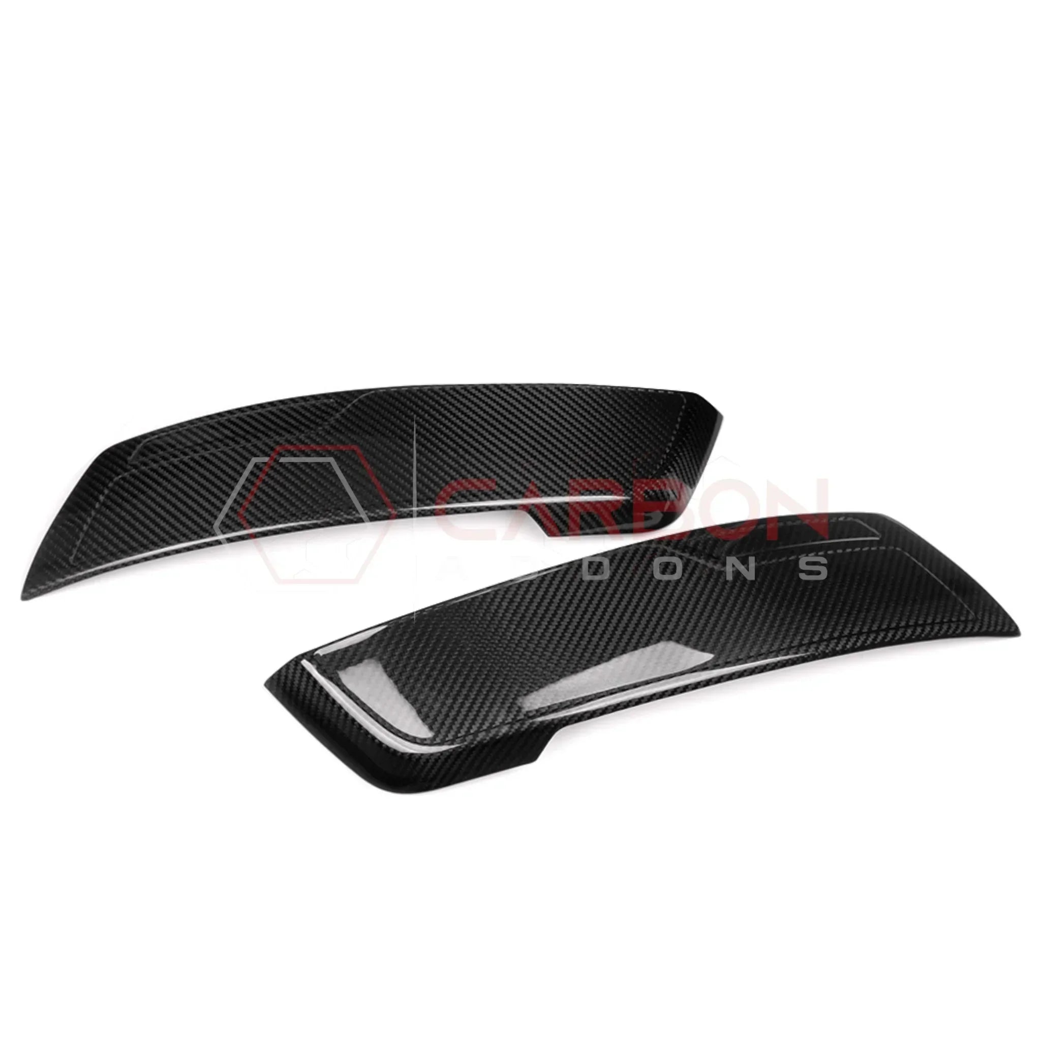 Real Carbon Fiber Rear Wheel Fender Flare Trim Insert For 2021–2024 Ford Bronco Raptor