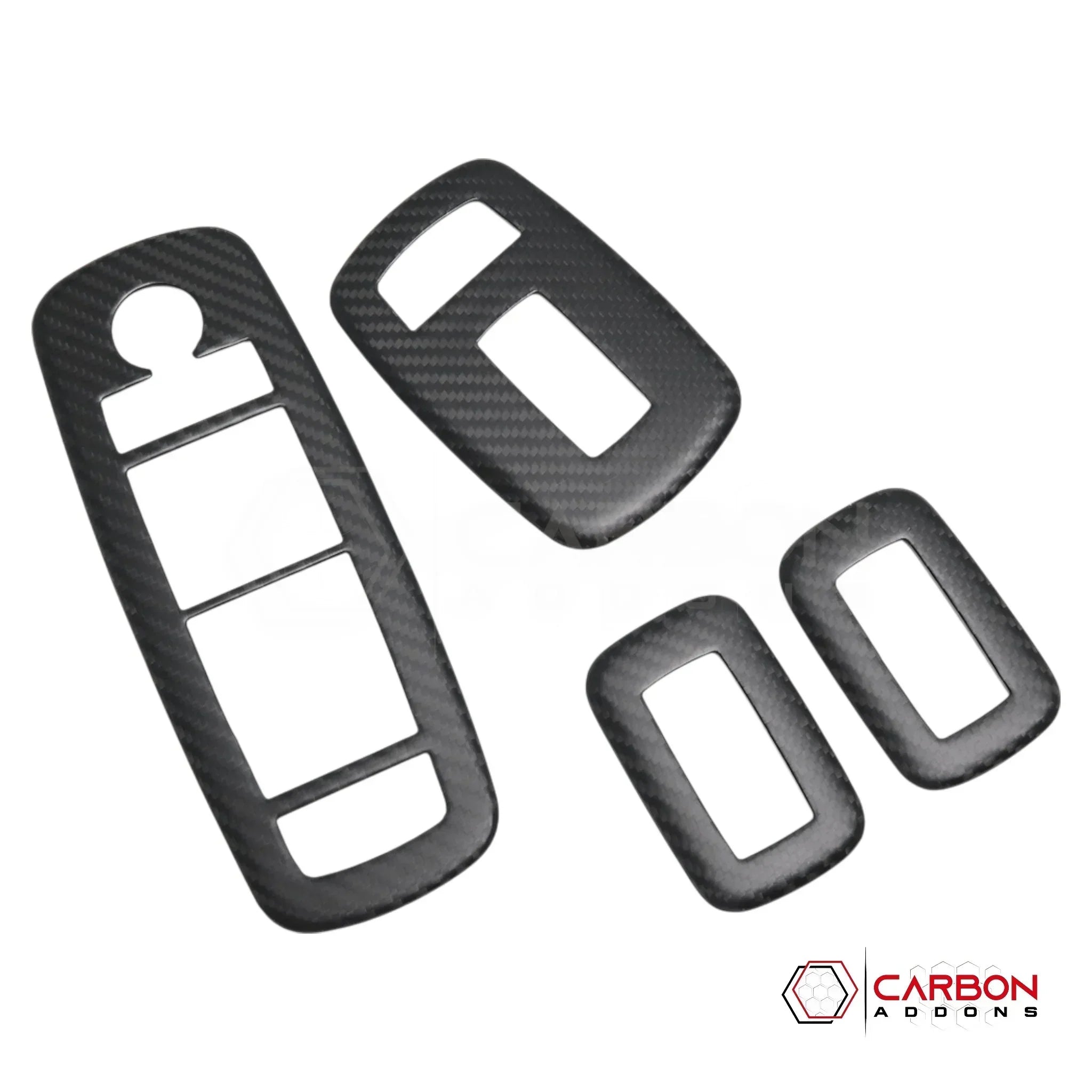 2019+ RAM 1500/TRX Interior Window Switch Trim Hard Carbon Fiber Cover